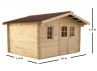 chalet de jardin bois 42 mm