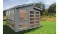 ABRI JARDIN BOIS 28 MM 3,00 x 3,00 M