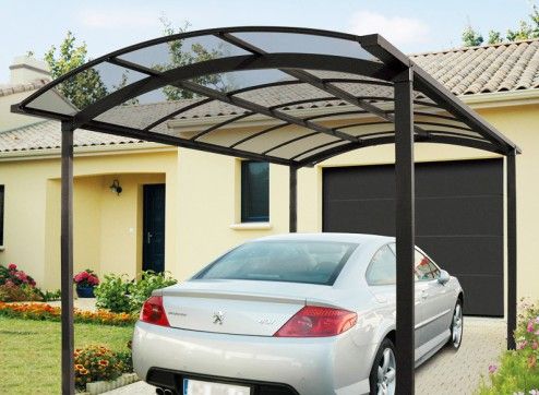 ABRI VOITURE METAL ALUMINIUM : 5 A 9 M X 3 M