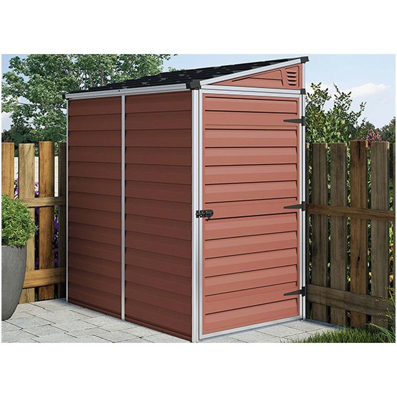 Chalet & Jardin Abri de jardin PVC aspect bois 8,5m2