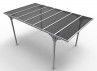 CARPORT ALUMINIUM TOIT PLAT