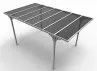 CARPORT ALUMINIUM TOIT PLAT