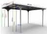 CARPORT ALUMINIUM TOIT PLAT