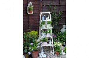 Escabot élément de décoration dans jardin