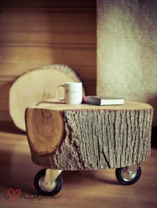 DIY table basse rondins de bois