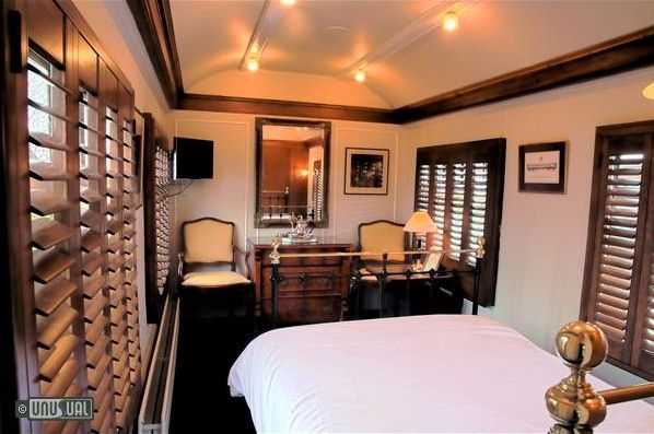 chambre double à Petworth chambre à l'intérieur des wagons