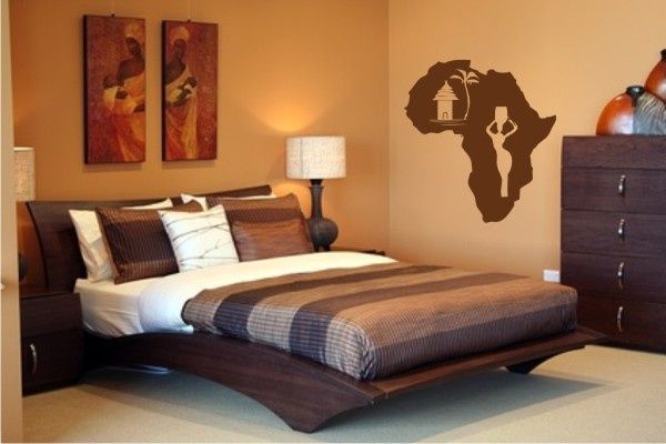 Une chambre à coucher qui respire l'ambiance africaine chambre africaine