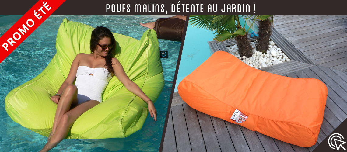Cliquez pour voir tous les poufs de piscine géants ! poufs d'extérieur pour piscine la tendance de l'été