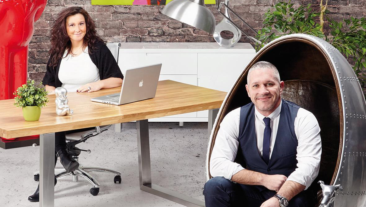 David Perez, Directeur commercial de Kokoon Design accompagné de Melisa, son assistante commerciale Entretien avec David Perez, Directeur commercial de Kokoon Design mobilier