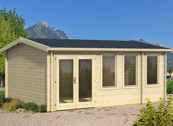 chalet de jardin où installer un bureau pro