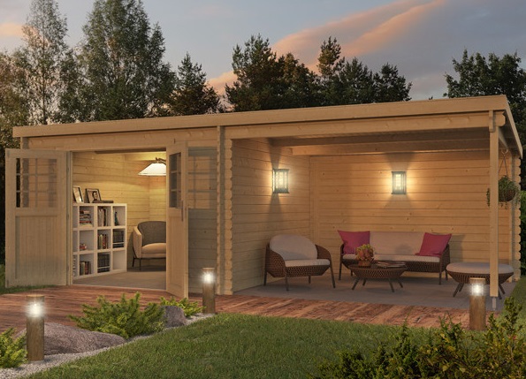 chambre d'appoint dans un chalet
