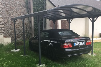 carport alu métallique pour la voiture