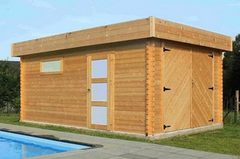 garage en bois pour les voitures