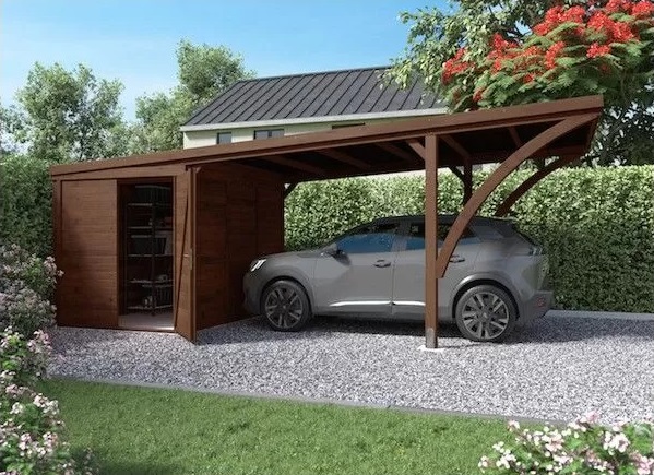 Que faut-il faire : laisser sa voiture en stationnement dans un garage  fermé ou sous un carport ?