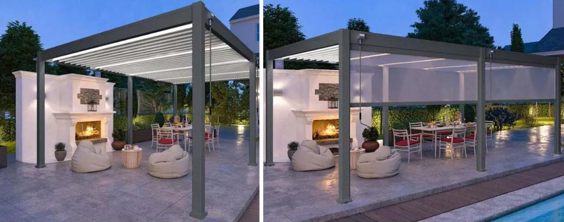 Pergola bioclimatique motorisée : quelles sont les nouveautés ?