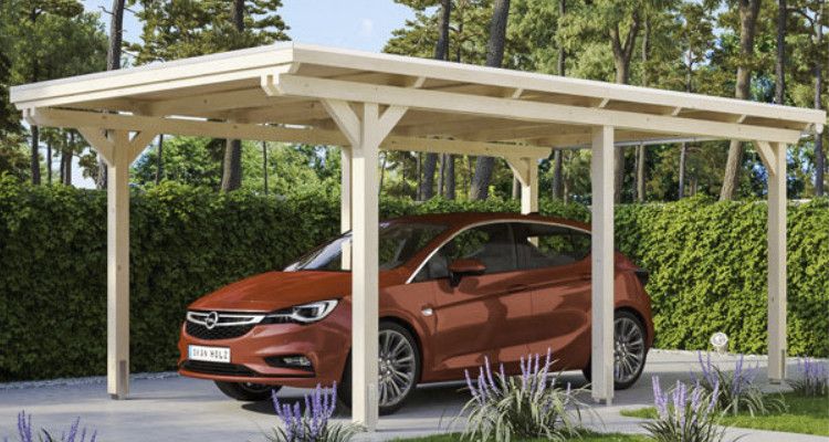 Carport en bois 1 voiture : protégez votre voiture et faites des