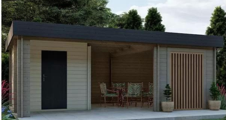 Pool house contemporain