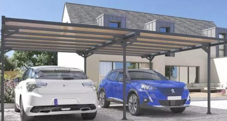 Carport aluminium 2 voitures