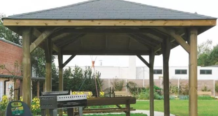 pergola bois autoportée