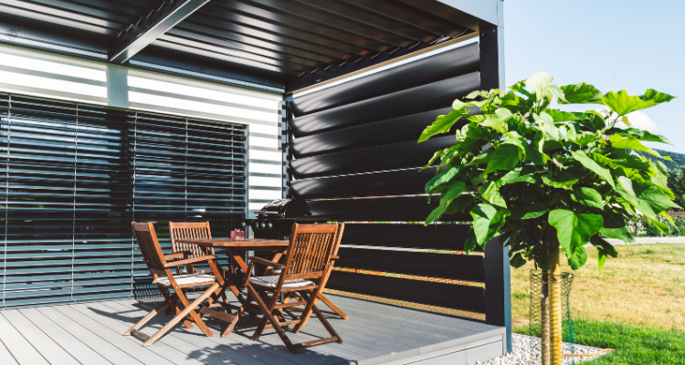 Pergola bioclimatique motorisée