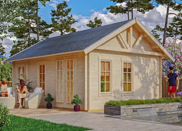 Maison de jardin - grand chalet habitable pour le jardin