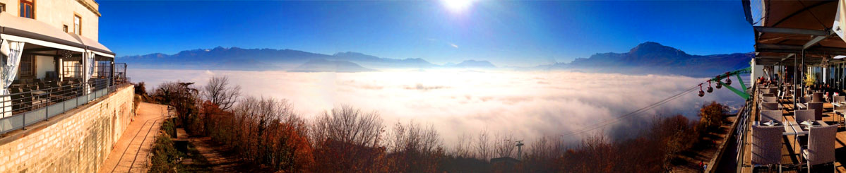 Vue panoramique sur le massif de la Chartreuse