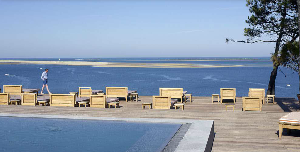 Vue à couper le souffle sur le Bassin d'Arcachon à l'hôtel La C(o)corniche