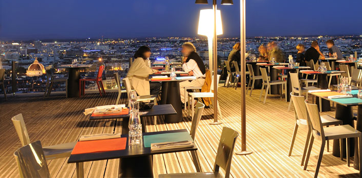 Terrasse restaurant Tête d'Oie à Lyon 