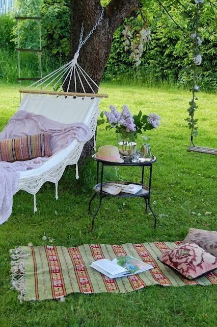 Hamac dans le jardin, une ode à la détente