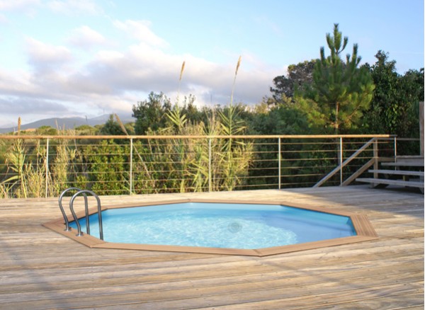 Piscine hors sol en bois